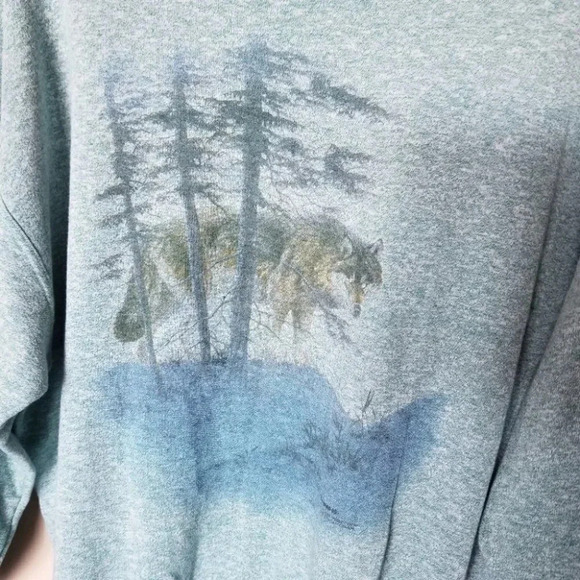 Women's Green Graphic Sweater - Picture 10 of 10